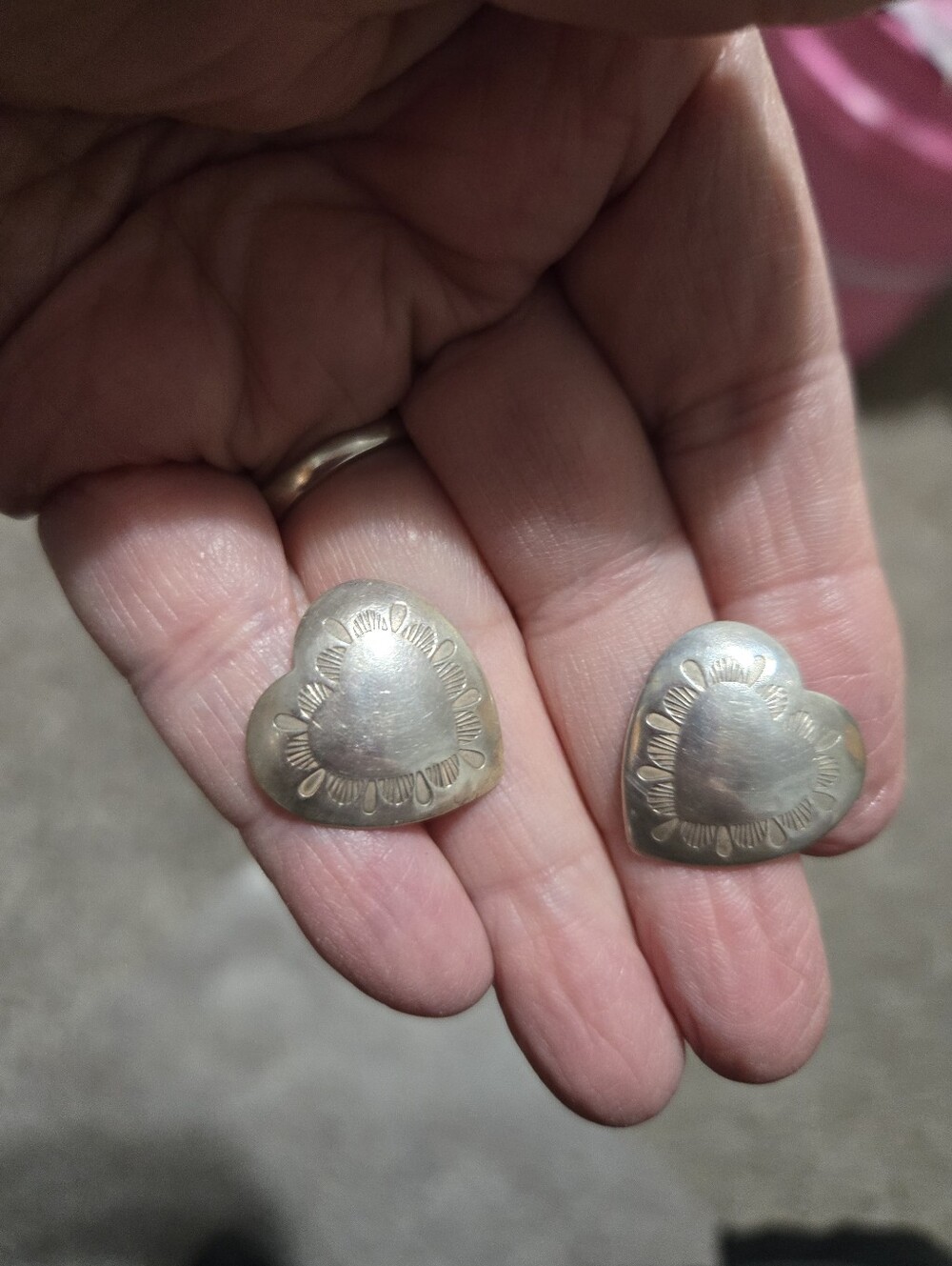 Silver Heart Stud Earrings - Timeless Women Jewelry